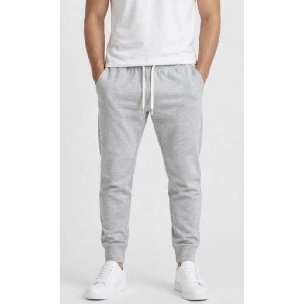 LULULEMON Men's Small LM5AJUS City Sweat Jogger Heathered Ultra Light Gray